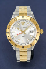 Versace Men's Watch Hellenyium GMT Two-Tone Silver V11030015 - Watches & Crystals